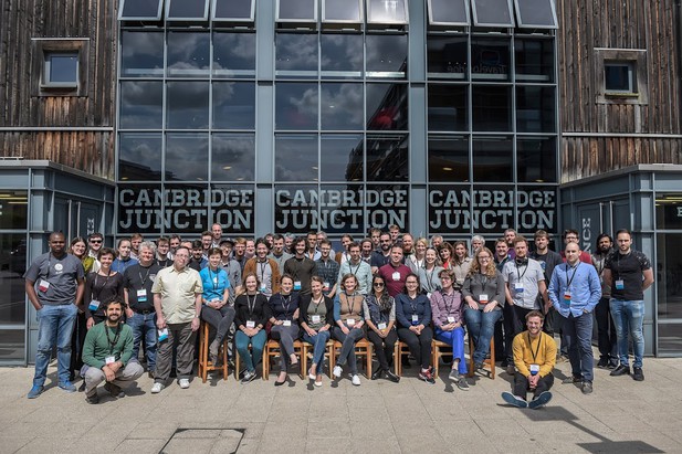 Group photo of the participants outside the venue