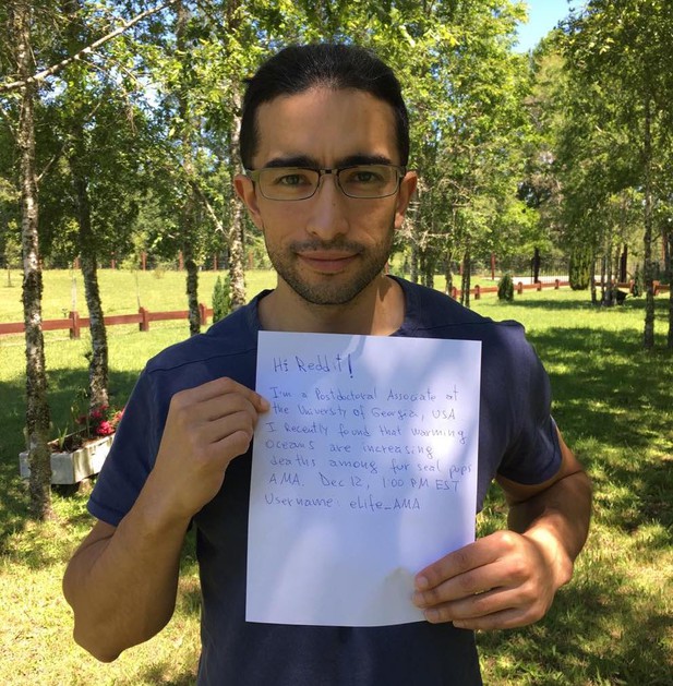 Mauricio Seguel advertises his Reddit IAmA