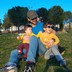 Modesto Redrejo-Rodriguez enjoying a sunny day in the park with his sons