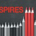 ASPIRES logo provided by UCL Institute of Education showing a row of short grey pencils with three taller red pencils inserted near the middle.