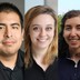 Image of three members of Científico Latino, Dr Robert W. Fernandez, Olivia Goldman and Cathy Amaya