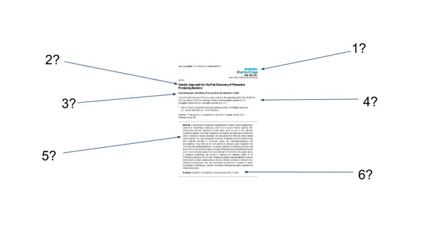 Labels point to different sections of PDF