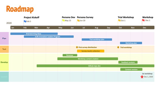 eBioNT project roadmap