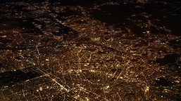 city map at night