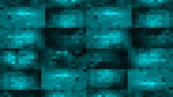 Blue and black pixels