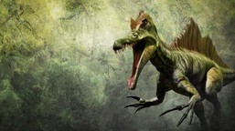 Artistic recreation of the dinosaur Spinosaurus aegyptiacus