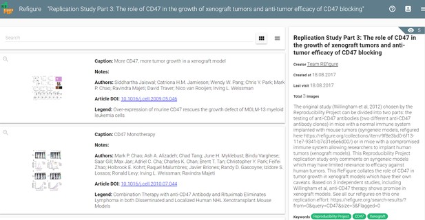 Screenshot of ReFigure.org website