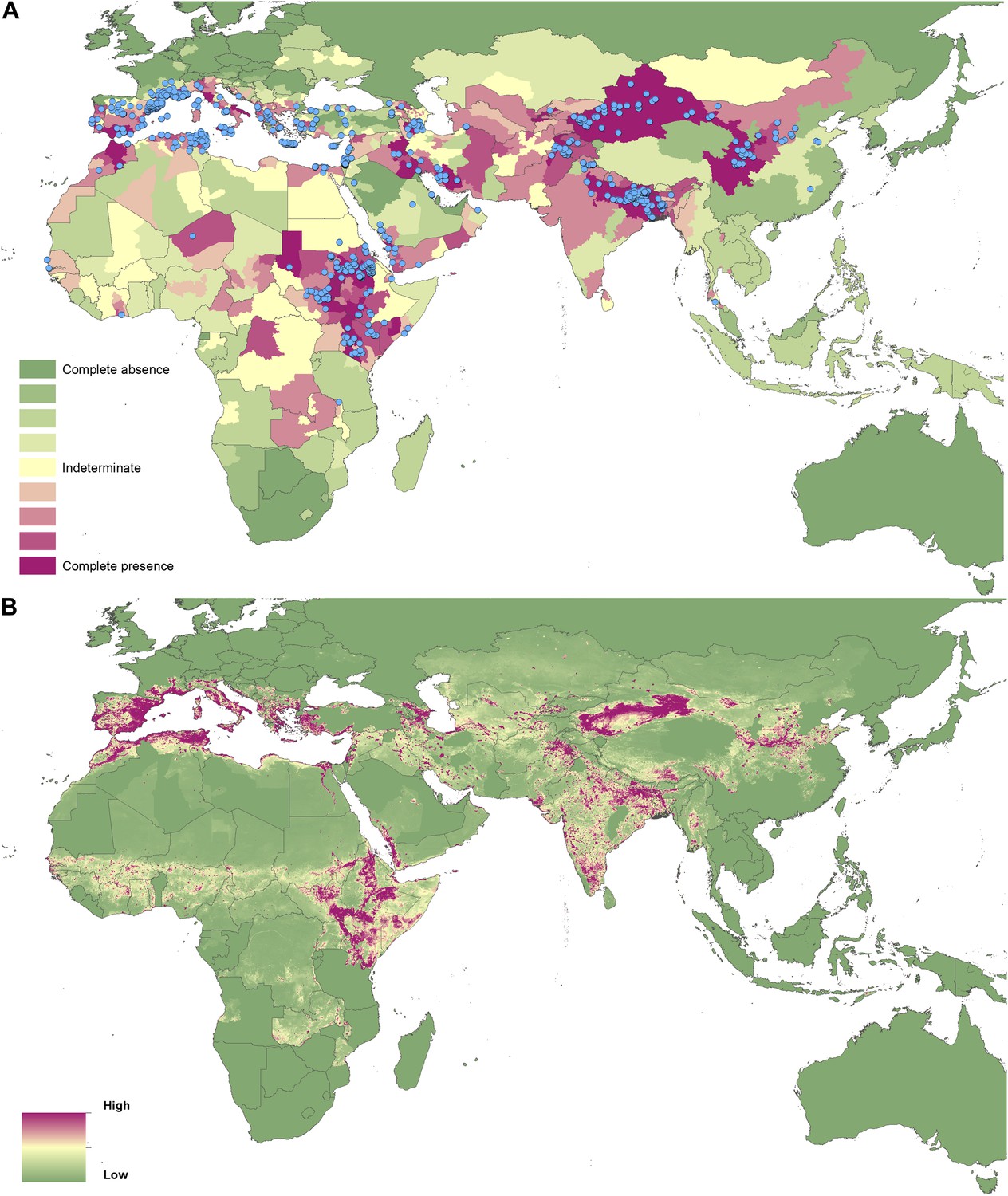 Global Distribution Maps Of The Leishmaniases ELife   Default 