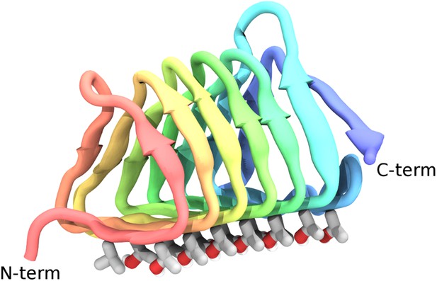 The biological function of an insect antifreeze protein simulated by ...