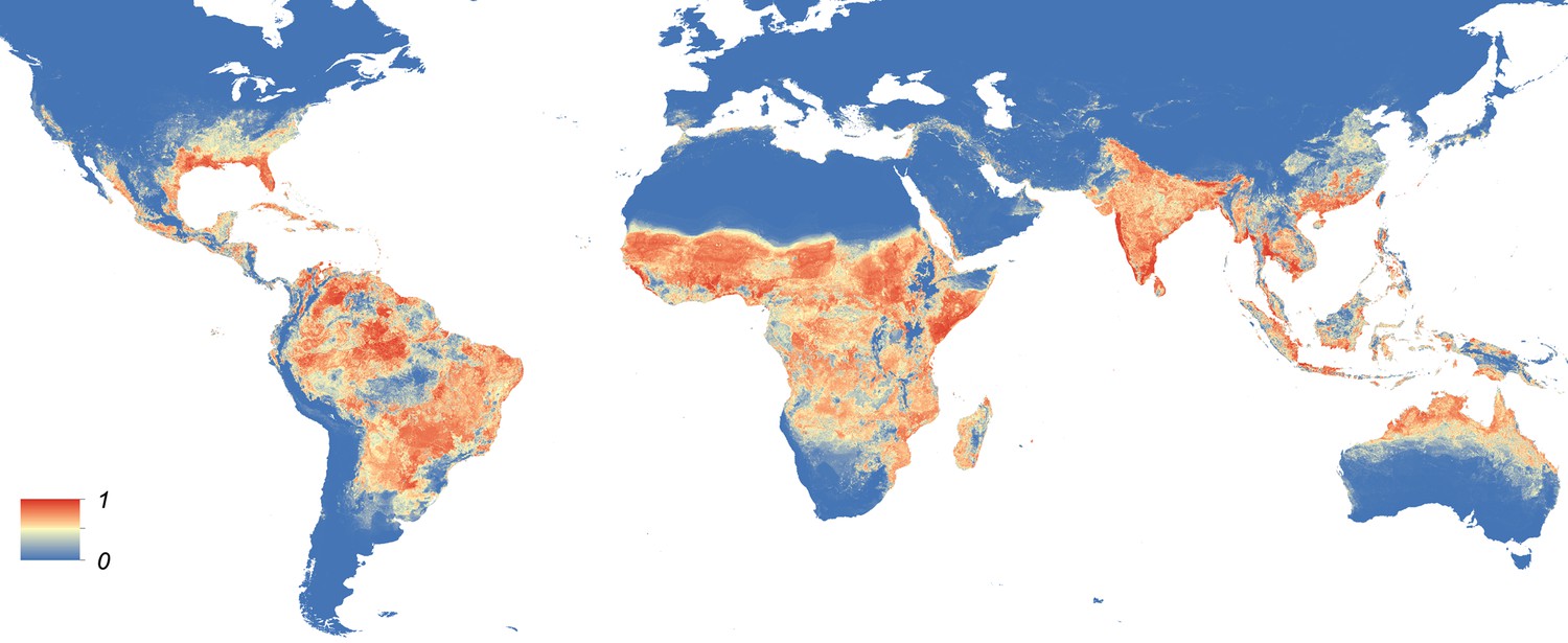The global distribution of the - Default