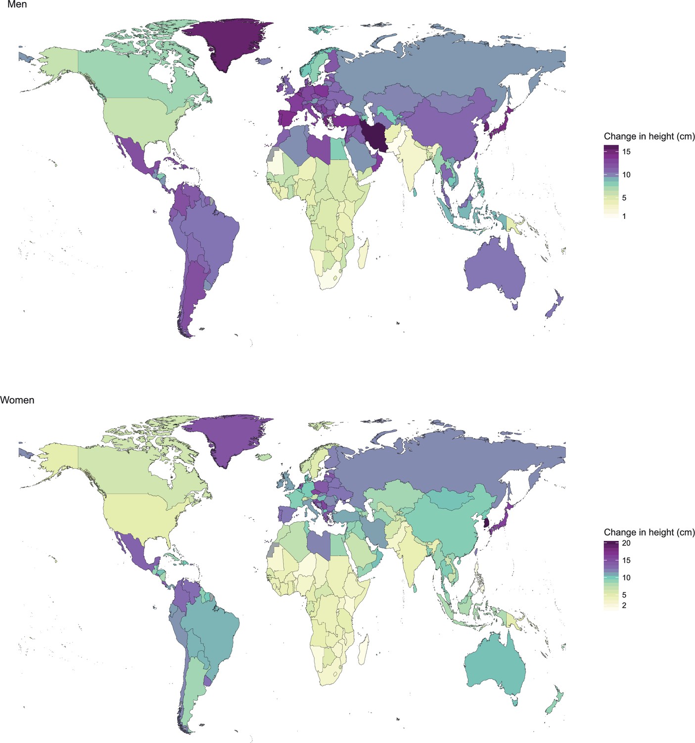 A century of trends in adult human height eLife