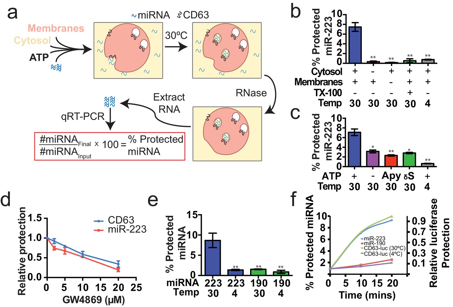 Y-box protein 1 is required to sort microRNAs into exosomes in