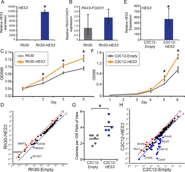 PAX3-FOXO1 transgenic zebrafish models identify HES3 as a mediator of ...