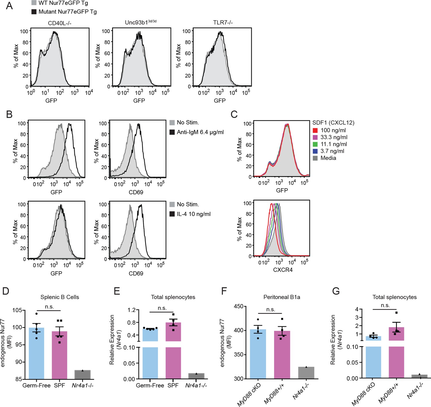 Figures and data in IgM and IgD B cell receptors differentially respond ...