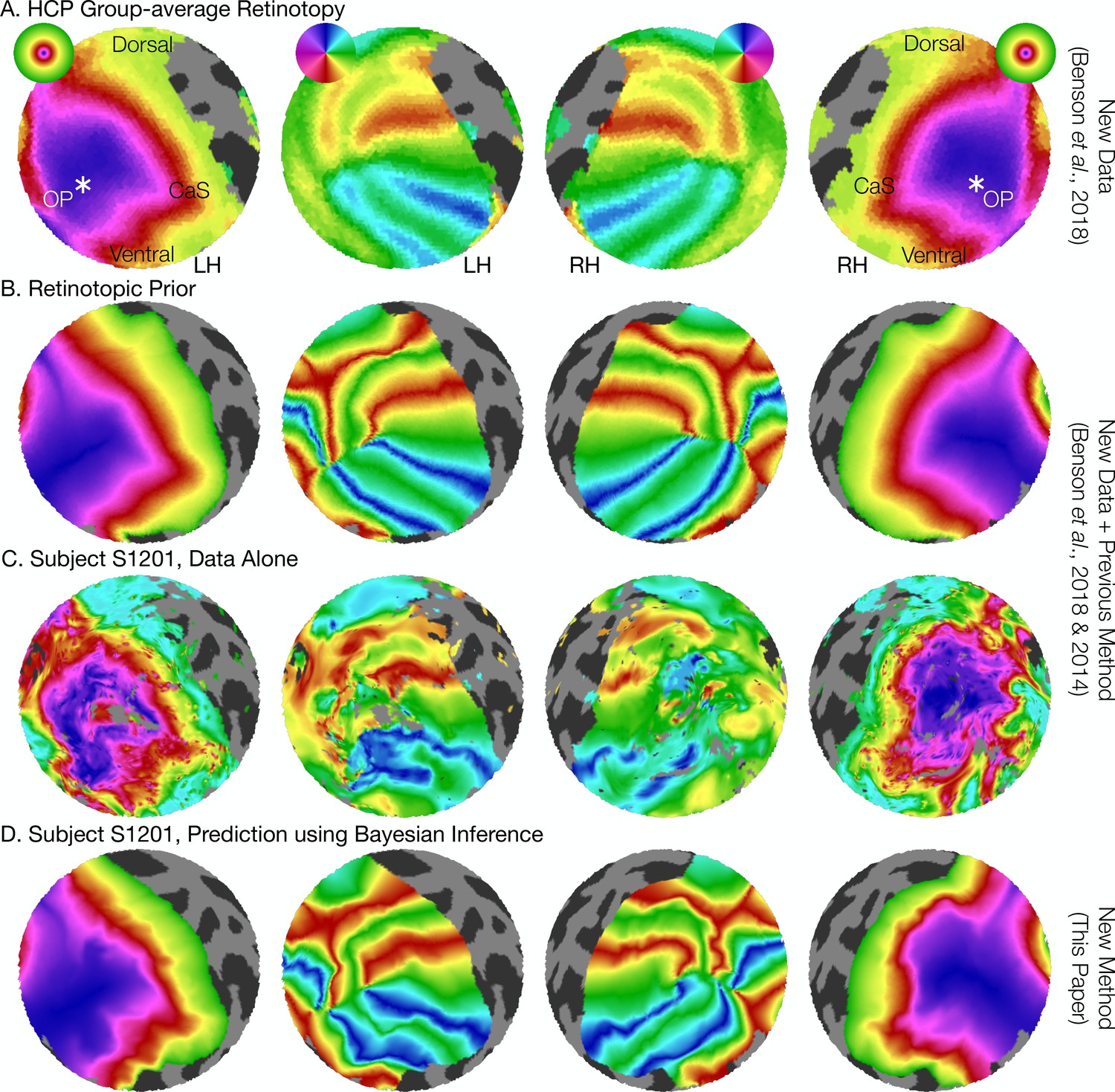 Figures and data in Bayesian analysis of retinotopic maps | eLife