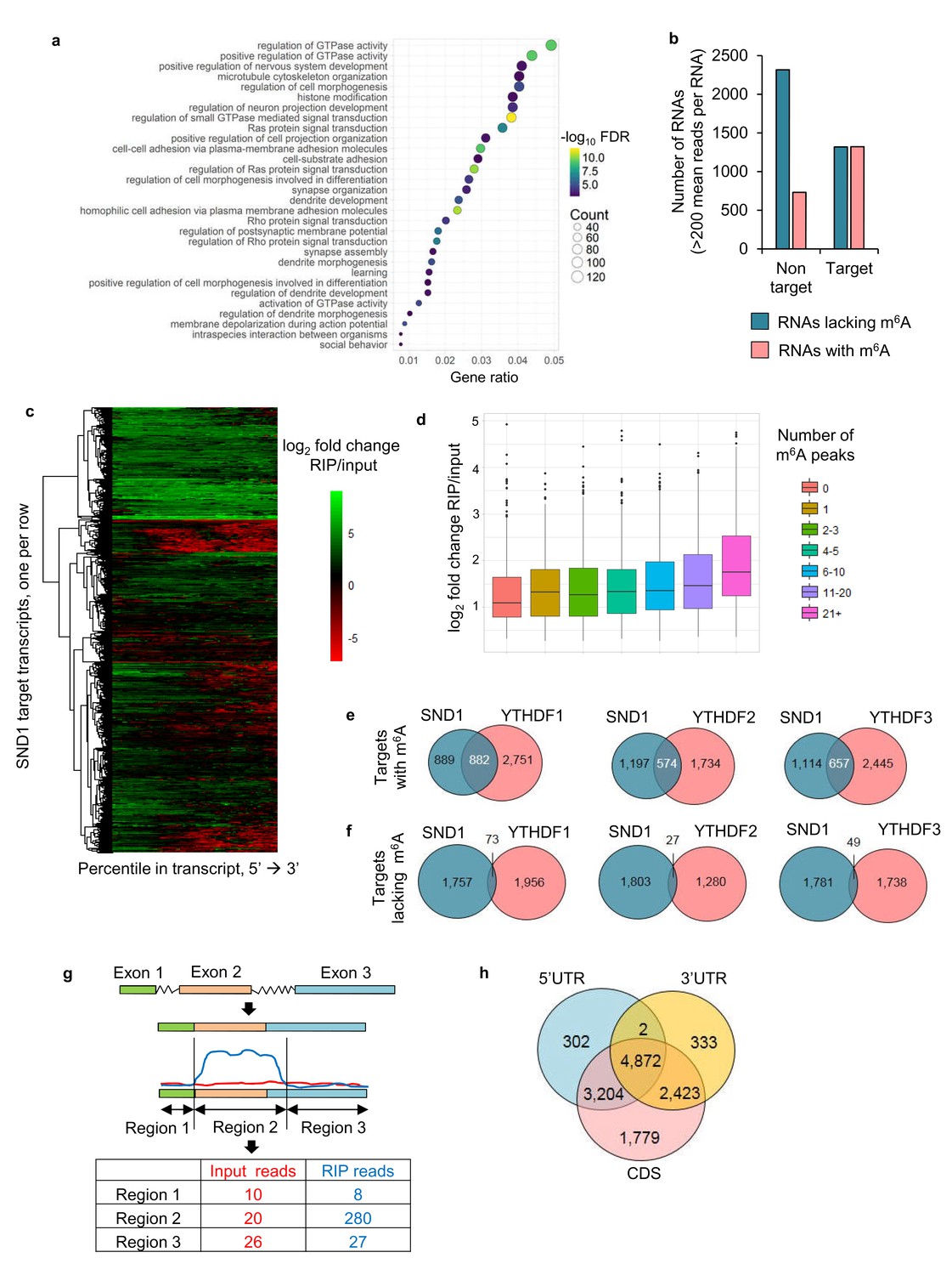 Figures and data in The Tudor SND1 protein is an m6A RNA reader ...