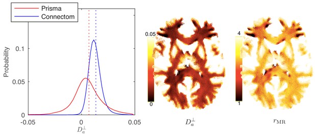 Figures And Data In Noninvasive Quantification Of Axon Radii Using