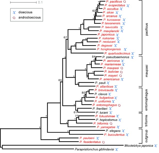 Figures and data in Convergent evolution of small molecule pheromones ...