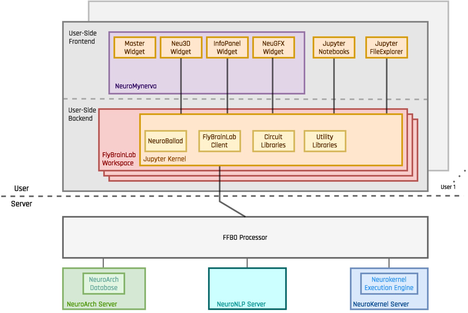 Accelerating with FlyBrainLab the discovery of the functional logic of ...