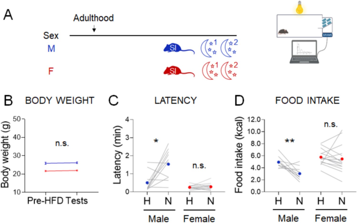 Appetitive ingestive behavior was measured over the estrous cycle in