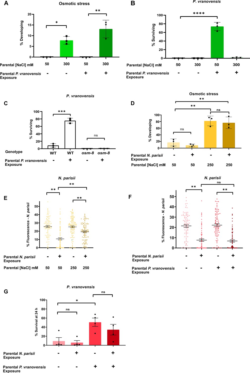 Intergenerational adaptations to stress are evolutionarily