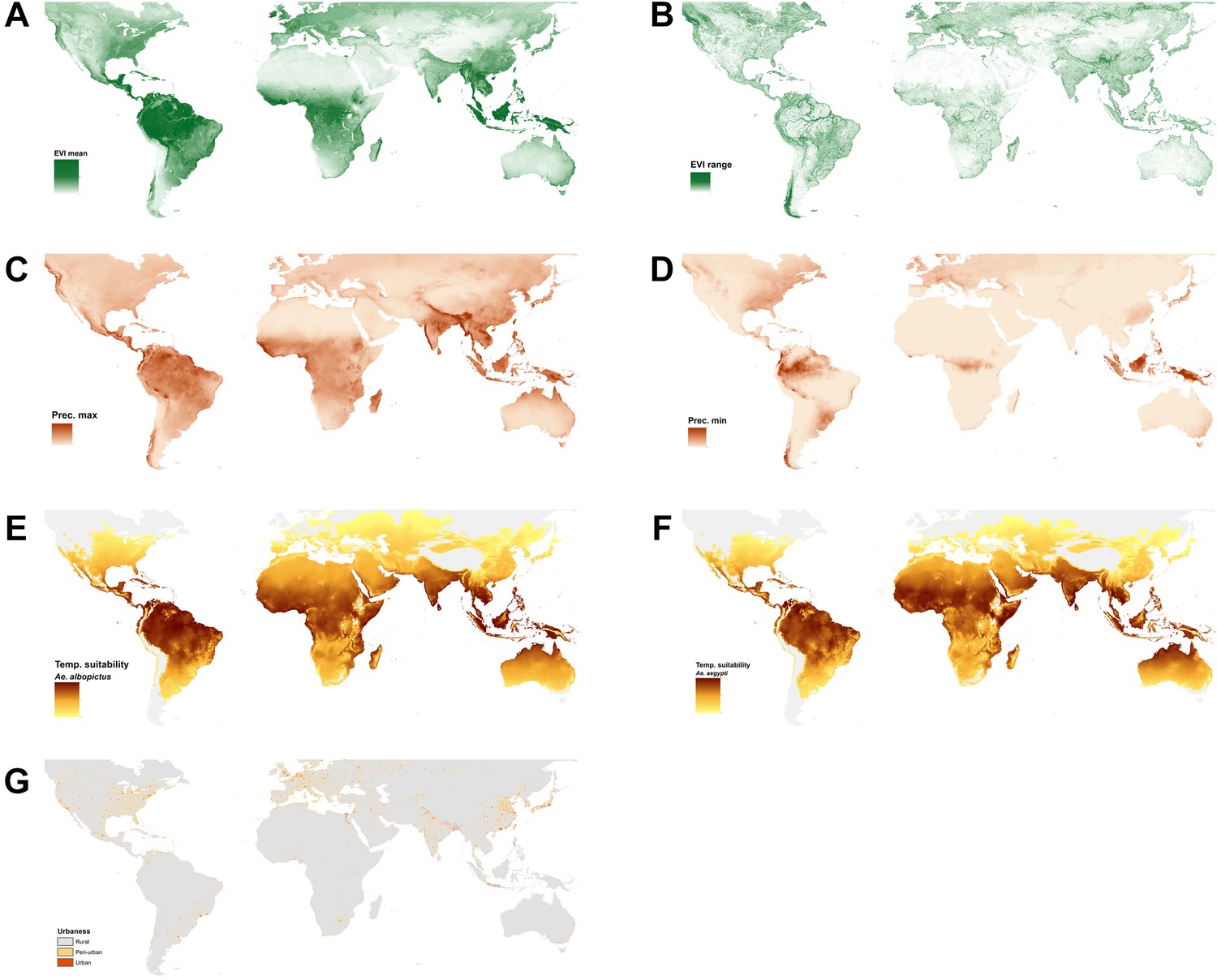 Figures And Data In The Global Distribution Of The Arbovirus Vectors ...