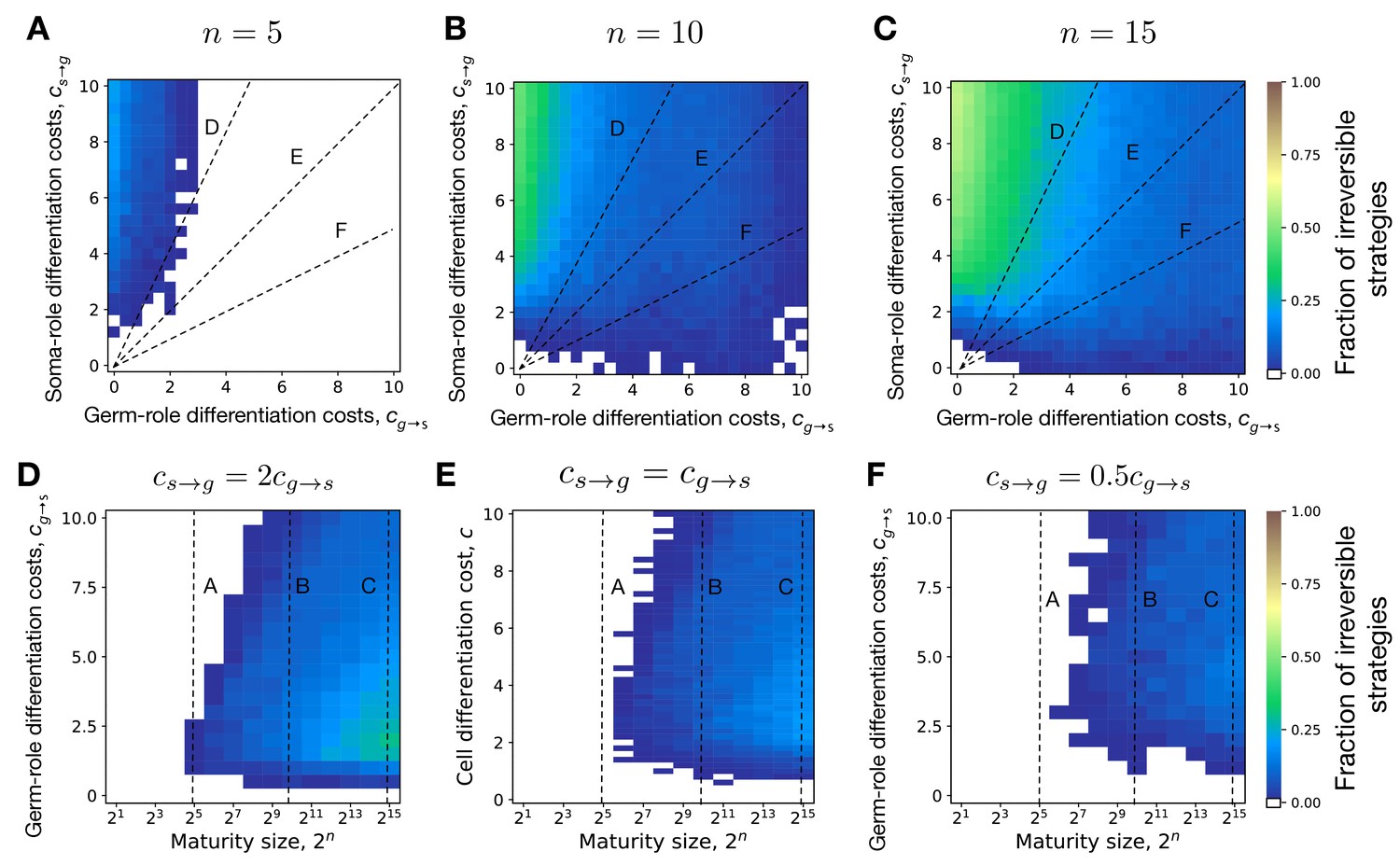 Evolution of irreversible somatic differentiation | eLife