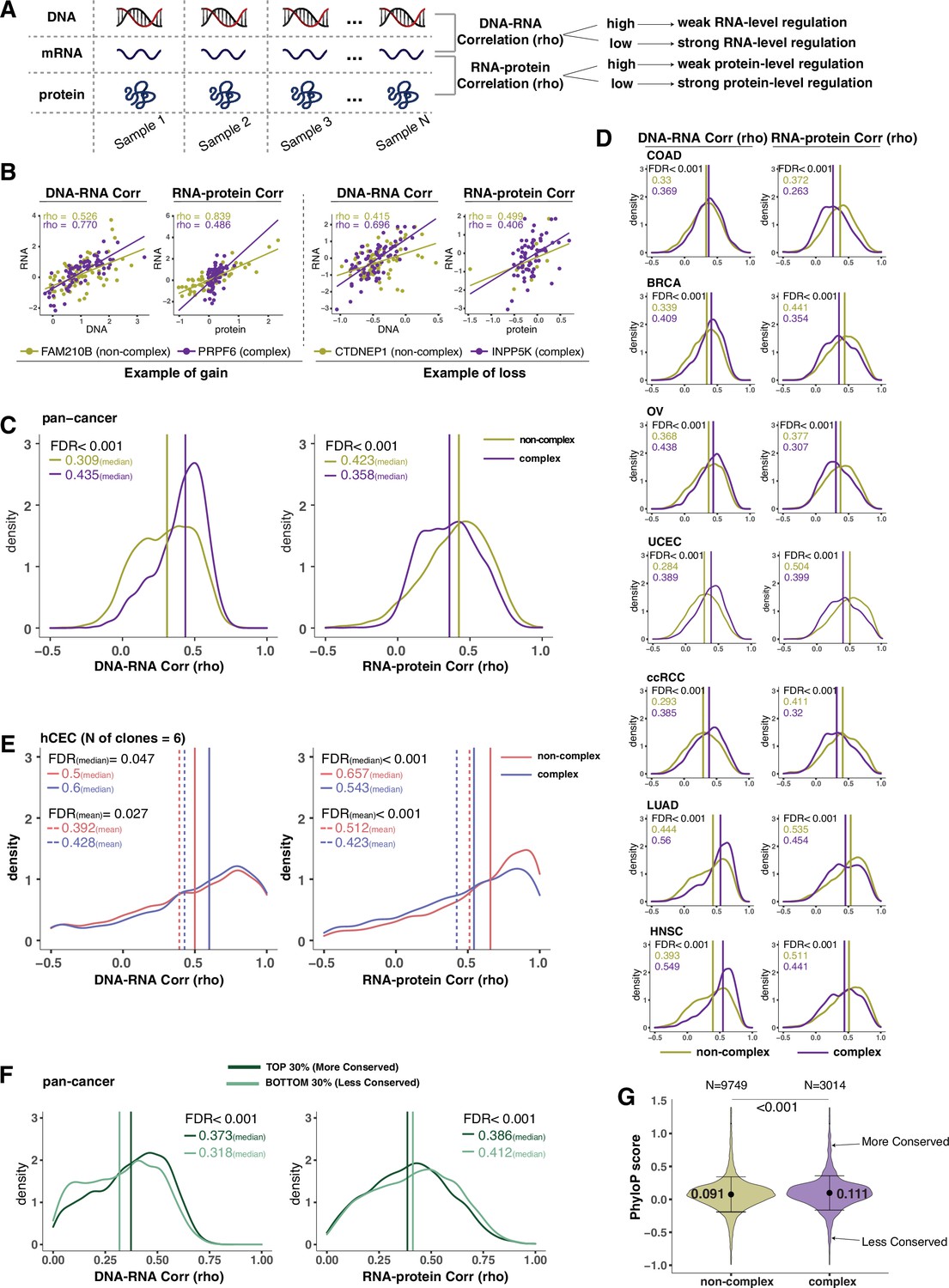 Proteogenomic analysis of cancer aneuploidy and normal