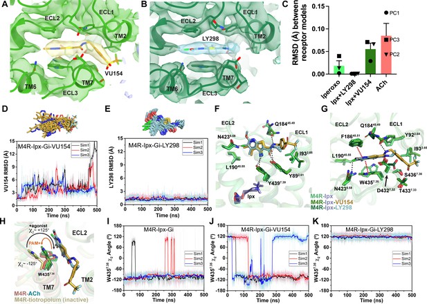 Pharmacological hallmarks of allostery at the m4 muscarinic receptor