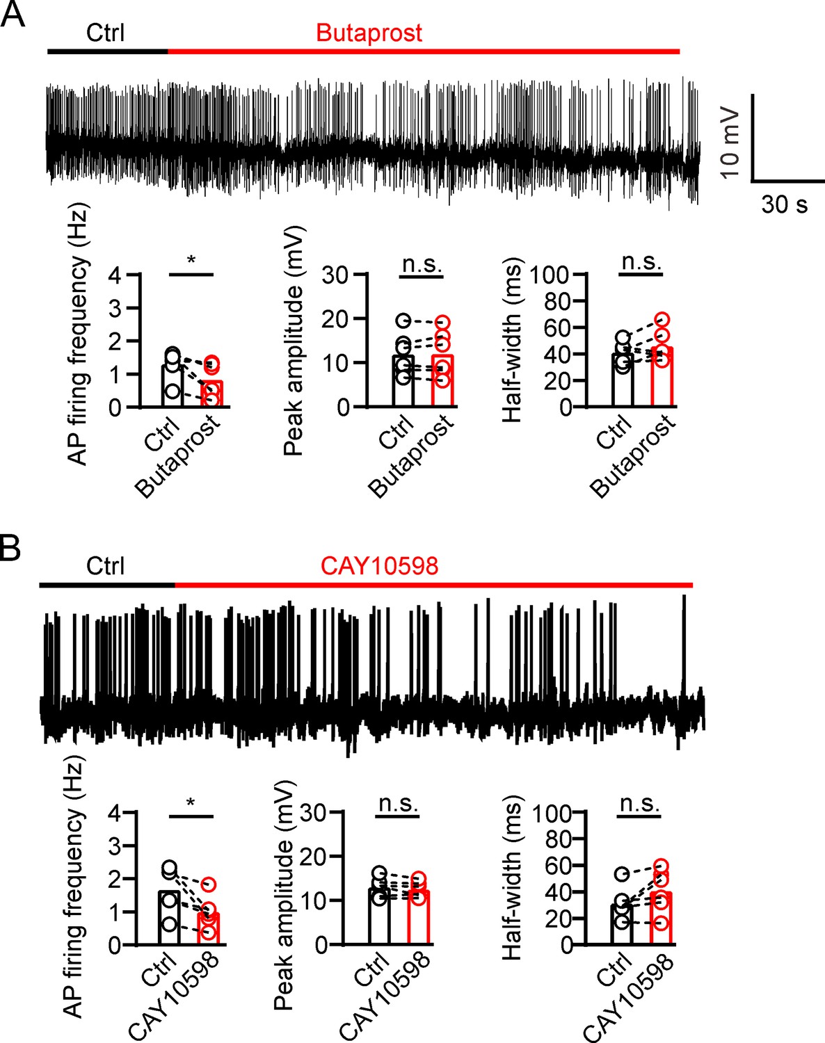The Kv2.2 channel mediates the inhibition of prostaglandin